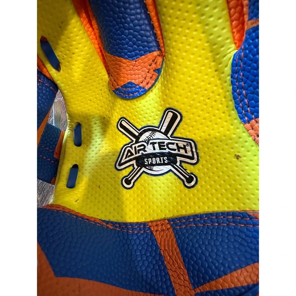 Franklin Sports Youth Baseball Glove Orange Blue Yellow‎ Artech Performance